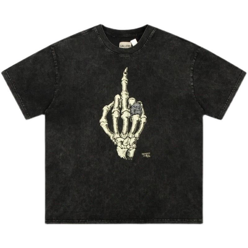 Gallery Dept - T-shirt Skeleton Middle Finger