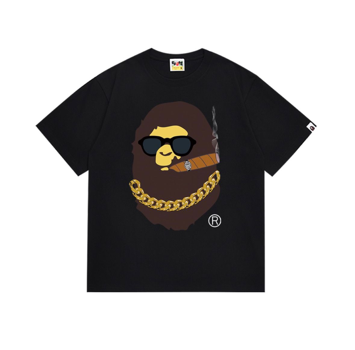 T-shirt BAPE Boss Smoking Ape Head